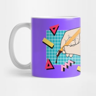 The Churro Blog Purple 90's Vibe Mug